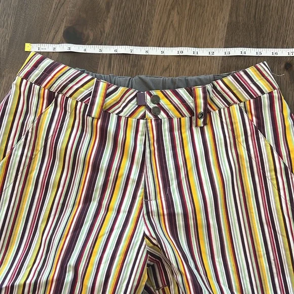 Burton Women’s Colorful Striped Ski Pants Medium - Picture 4 of 16